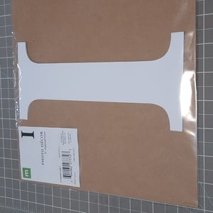 🎁FREE with purchase! I (uppercase i) chipboard letter 8" tall